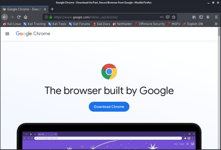 how-to-install-google-chrome-on-kali-linux-techsphinx