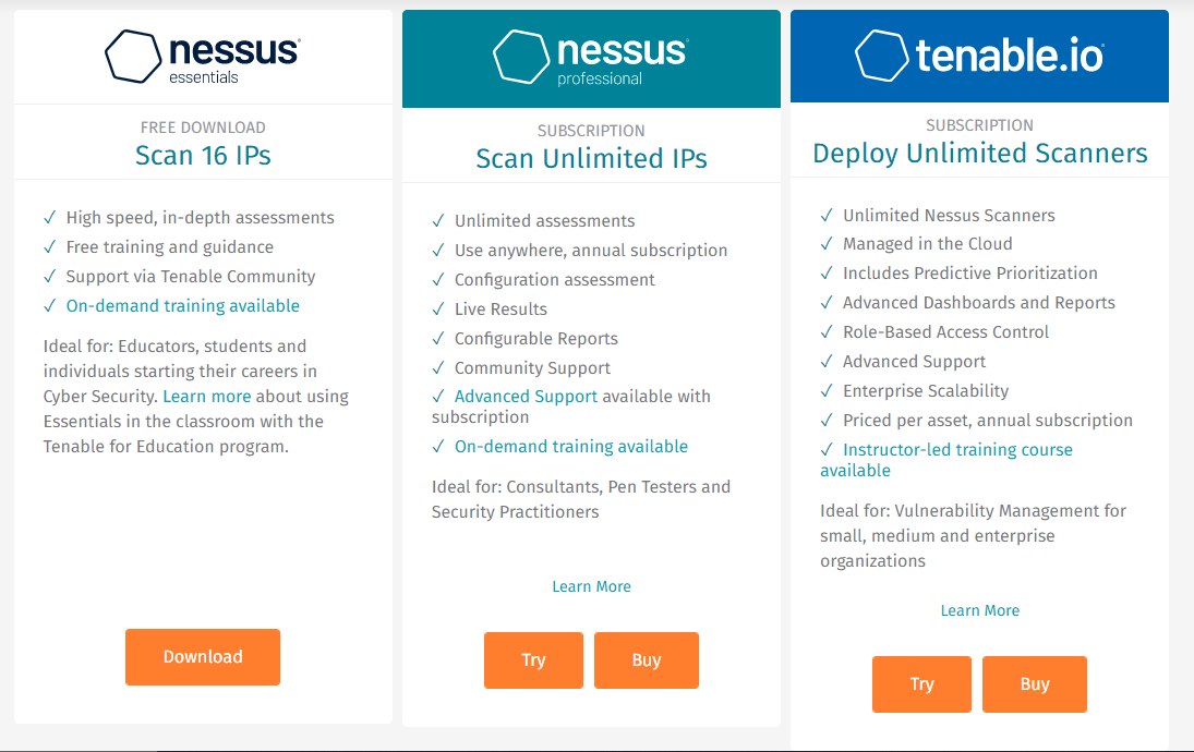 NMAP VS NESSUS – A Detailed Comparison 2022 — SpinningSecurity.com