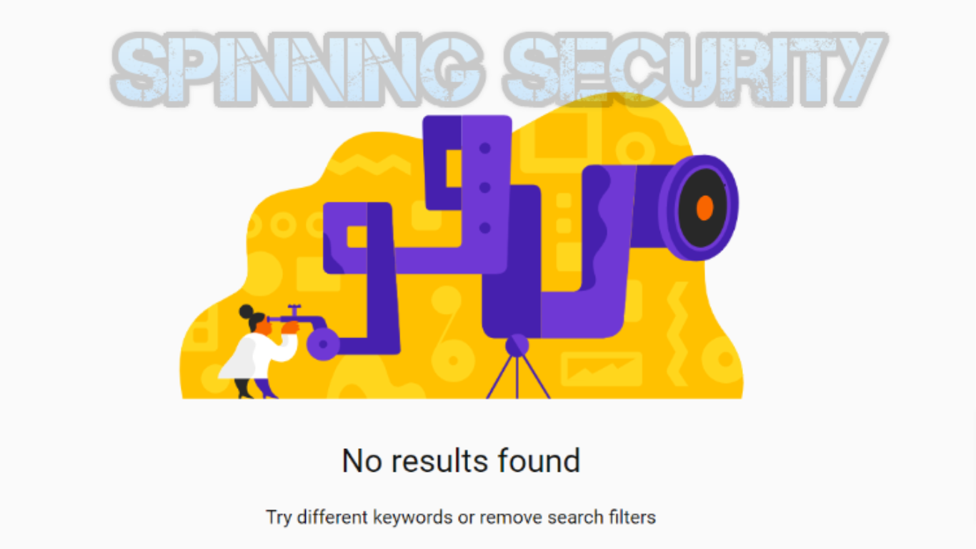 YouTube No Results Found
